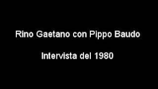 Rino Gaetano intervista con Pippo Baudo 1 febbraio 1981 [upl. by Annav]