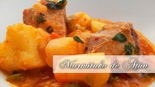 MARMITAKO DE ATÚN  receta fácil [upl. by Wilinski]