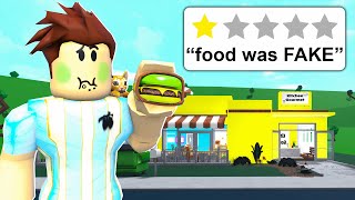 I Reviewed 1 STAR Restaurants Roblox [upl. by Ileray]