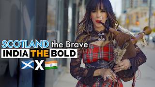 Scotland the Brave India the Bold Bagpipes Official Music Video  The Snake Charmer ft Poczy [upl. by Verla916]