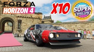 FORZA HORIZON 4 JOUVRE 10 SUPER WHEELSPINS EN ACHETANT LE CHATEAU  VOITURES DE MALADES [upl. by Ative827]