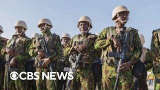 Foreign police led by Kenyan forces in Haiti to curb gang violence [upl. by Aihsia]