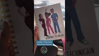 Pharmacy Technician planner shorts [upl. by Eatnom221]