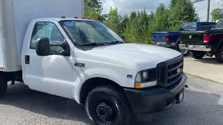 2003 ford f350 reg cab Dually box truck with lift gate  68 liter v10  125000 miles [upl. by Ettelohcin]