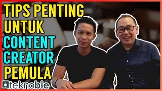 Tips Penting buat Content Creator Youtuber Pemula [upl. by Linc699]