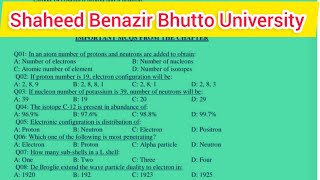 sbbu university nawabshah past papers university Sbbu SbbuShaheedBenazirBhuttoUniversity [upl. by Mahan785]