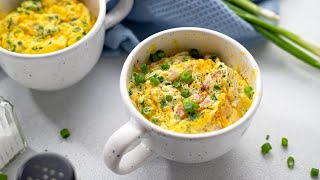 90Second Loaded Keto Egg Cups Fast LowCarb Breakfast [upl. by Merwyn]