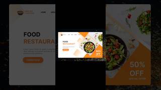 How to Create a Food Web in Figma  Landing page shorts figma [upl. by Ursula648]