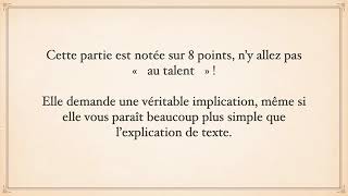 ORAL  bac de français  EAF  Méthode de présentation de loeuvre [upl. by Einneg]