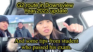 G2 route in Downsview and some tips from Student who passed his road test exam [upl. by Diane]