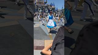 Thomas watching Belle dance in front of the castle shorts disneyland autism [upl. by Mariko]