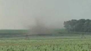 Storm chasers sustain direct hit from tornado June 29 2005 [upl. by Furmark]