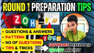 Zoho latest Round 1 questions  Zoho level 1 Questions for Software developer amp Quality Analyst [upl. by Haywood]