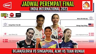 JADWAL PEREMPAT FINAL SYED MODI INDIA INTERNATIONAL 2023ADA DUA WAKIL DI BABAK PEREMPAT FINAL [upl. by Drofyar770]