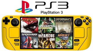 So Close  10 PS3 Games Tested on RPCS3  PS3 Emulation Steam Deck  SteamOS [upl. by Noli]