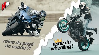 Après le wheeling avec la MT07 comment Yamaha peut démocratiser le posé de coude avec la R7  🔥 [upl. by Monroy]