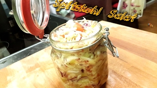 Spitzkohlsalat  Krautsalat selber machen schnell und einfach [upl. by Einnok]