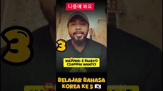 Belajar Bahasa Korea ke 5 🇰🇷 5 Kalimat Umum Subscriber [upl. by Eiramesor617]