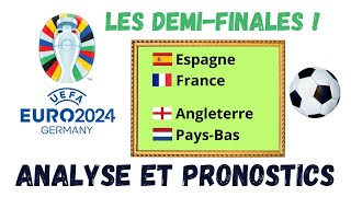 EURO 2024  DEMIFINALES ANALYSE ET PRONOSTICS  Espagne  France  Angleterre  PaysBas [upl. by Neron]