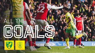 FIVE STAR PERFORMANCE ⭐  ALL THE GOALS  Norwich City 50 Rotherham United [upl. by Cacia]