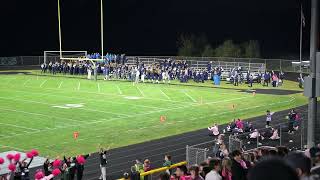 Eastview Middle School Band joins with the Bartlett Marching Hawks  Football Pregame Show 09  2024 [upl. by Atikin]