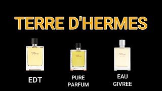 TERRE DHERMES COMPARISON  EdT vs Parfum vs Eau Givree [upl. by Lesko]