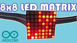 Easy LED Matrix Control Arduino and 8x8 1088AS Matrix Multiplexing [upl. by Sivatco]