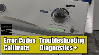 Kenmore Washer Troubleshooting  How to Find Error Codes amp Recalibrate to Fix Your Washer [upl. by Barimah]