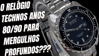 O relógio mais parrudo da Technos o clássico Skydiver 1000 metros [upl. by Joann381]