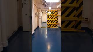 Automatic Powerful door  Water Tight Door  Safety Onboard the ship [upl. by Sykes]