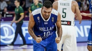 Kostas Sloukas show vs Lithuania  Eurobasket 2017 [upl. by Nessy29]