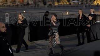 Alicia Vikander attends the Louis Vuitton Paris Womenswear Spring Summer 2025 [upl. by Nalyorf]