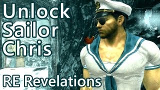 Resident Evil Revelations Chris Sailor Costume Unlock [upl. by Ymrots560]