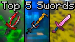 Top 5 Swords you NEED in your Minecraft world [upl. by Bertelli24]