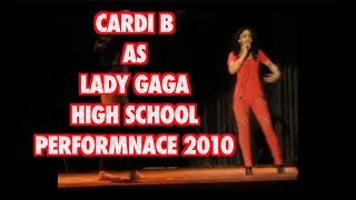 CARDI B BEFORE BODAK YELLOW AS LADY GAGA [upl. by Neira]