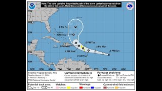 Tropicwatch Update Potential Tropical Cyclone Five [upl. by Vida]