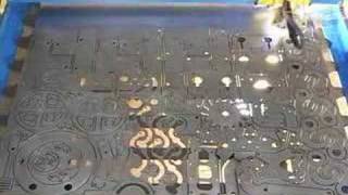 Nested Mechanical Parts Cut on CNC Plasma Table [upl. by Niltak]