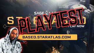 STAR ATLAS GAMEPLAY  STARBASED  FIRST IMPRESSIONS [upl. by Whallon]