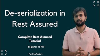 Deserialization in rest assured Complex Pojo Example  Rest assured API automation framework [upl. by Gerson]