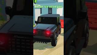 Thar vs scorpio of roding chalang 🤔🥰😘shortfeed shortsviral viralshorts trendingshorts mahindra [upl. by Carbrey23]