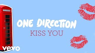 One Direction  Kiss You Lyric Video [upl. by Reece]