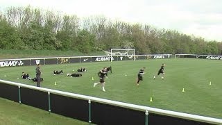 How to improve endurance and core strength  Soccer training drill  Nike Academy [upl. by Ettenaej]