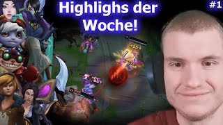 Highlights der Woche 1🤩 ezreal tristana ziggs aphelios jhin kaisa caitlyn [upl. by Hollie]