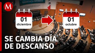 Senado declara el 1 de octubre de cada seis años como día festivo por toma de protesta presidencial [upl. by Avelin936]