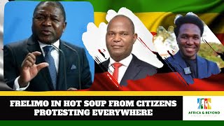 MOZAMBIQUE FRELIMO SUPPORTERS IN TROUBLE IN EVERY PUBLIC SPACE [upl. by Rehpotsirhc]