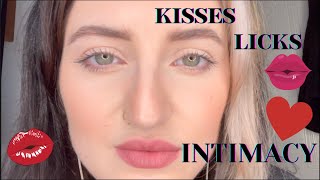 ASMR KISSING AND LICKING ONLY  Making Out  Minimal Talking  Intimacy  Girlfriend RolePlay [upl. by Idnat821]