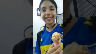 Comiendo helado de flan com dulce [upl. by Natsirk]