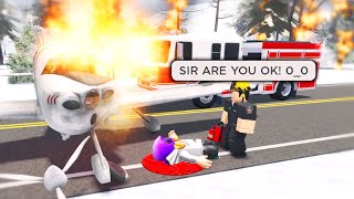 I Crashed My Plane And Stared Hallucinating Roblox [upl. by Merce]