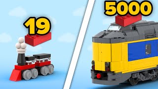 LEGO Trains in Different Scales  Comparison [upl. by Tiffanle]