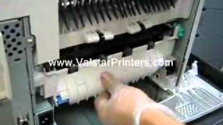 HP 4250 LaserJet Printer Fuser Installation [upl. by Ahsekam680]